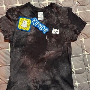 Ripndip Charcoal Tie-Dye Tee
